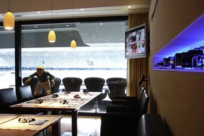 Lounge in der Allianz Arena München 